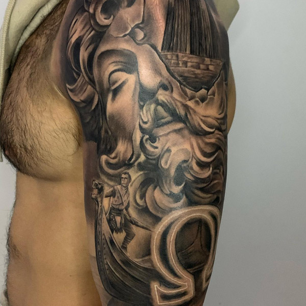 Kratos Tattoo Palma tatuaje 7
